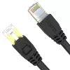 UNITEK Cable de red Cat.7 S/FTP 2,0 m, 10 Gbit/s, 600 MHz, conectores RJ45 dorados, Negro