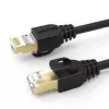 UNITEK Cable de red Cat.7 S/FTP 2,0 m, 10 Gbit/s, 600 MHz, conectores RJ45 dorados, Negro