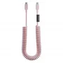 Native Union Pop Cable trenzado USB-C a USB-C 2,4m 60W (Candy)
