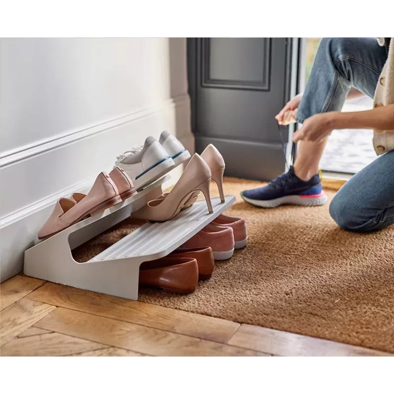 Joseph Joseph Shoe-In Zapatero grande que ahorra espacio en Ecru