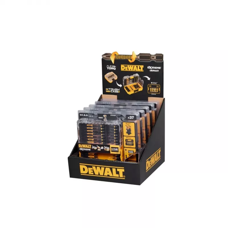 DEWALT Set de 37 puntas de destornillador Flextorq TX