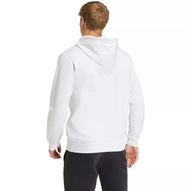 adidas Entrada 26 Sudadera con capucha y cremallera completa para hombre Blanco M