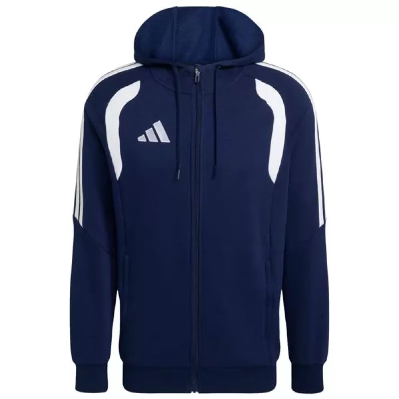 adidas Tiro 26 League Sudadera con capucha y cremallera completa para hombre, Navy Blue L
