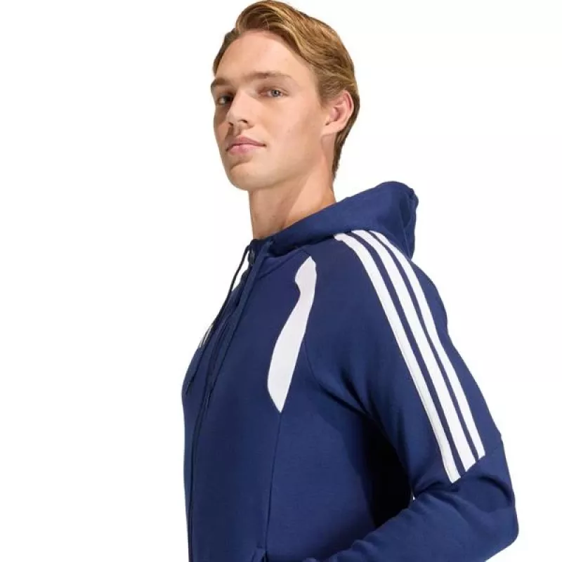 adidas Tiro 26 League Sudadera con capucha y cremallera completa para hombre, Navy Blue L