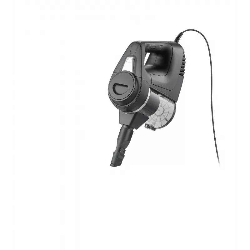 Severin CY 007080 Aspirador cilíndrico sin bolsa con filtro HEPA-13, tecnología multiciclón, 750 W, negro/rojo