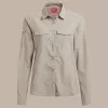Craghoppers NosiLife Adventure LS Shirt III camisa de viaje mujer - Soft Mushroom