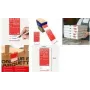Avery FTSEALR-250 etiquetas de sello de originalidad Bon Appetit, 40 x 95 mm, rojo/blanco, permanente, 250 etiquetas
