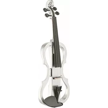 Stagg EVN X 4/4 WH violín eléctrico con auriculares y arco, blanco