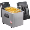 FRITEL TURBO SF Freidora 4L 2800W Antracita metalizado/Plata