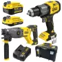 Set de taladro percutor y atornillador de impacto a batería STANLEY V20 18V con baterías de 4.0Ah y 2.0Ah