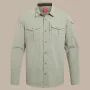 Camisa de viaje Craghoppers NosiLife Adventure LS Shirt III - hombre, Bay Leaf, Medium