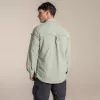 Camisa de viaje Craghoppers NosiLife Adventure LS Shirt III - hombre, Bay Leaf, Medium