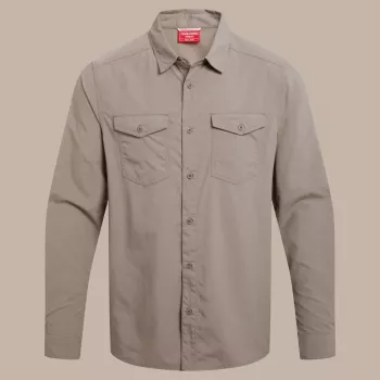Camisa de manga larga Craghoppers NosiLife Loukkos - Pebble - XL