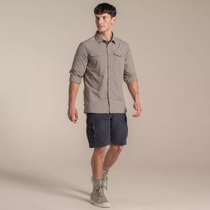 Camisa de manga larga Craghoppers NosiLife Loukkos - Pebble - XL