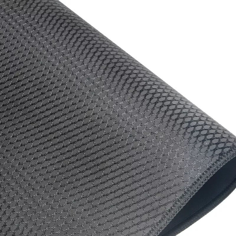 Akasa Venom alfombrilla de ratón gaming – superficie microtexturizada, base de goma antideslizante, bordes cosidos, 3 mm de grosor, negra con acentos amarillo/verde