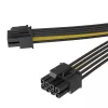 Akasa 6 sets cable divisor PCIe a doble 6+2 pines - 24 cm