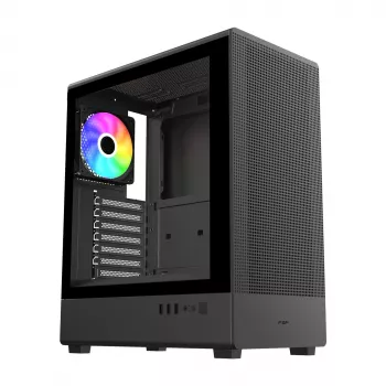 FSP/Fortron M221-BA caja semitorre, cristal templado, negra