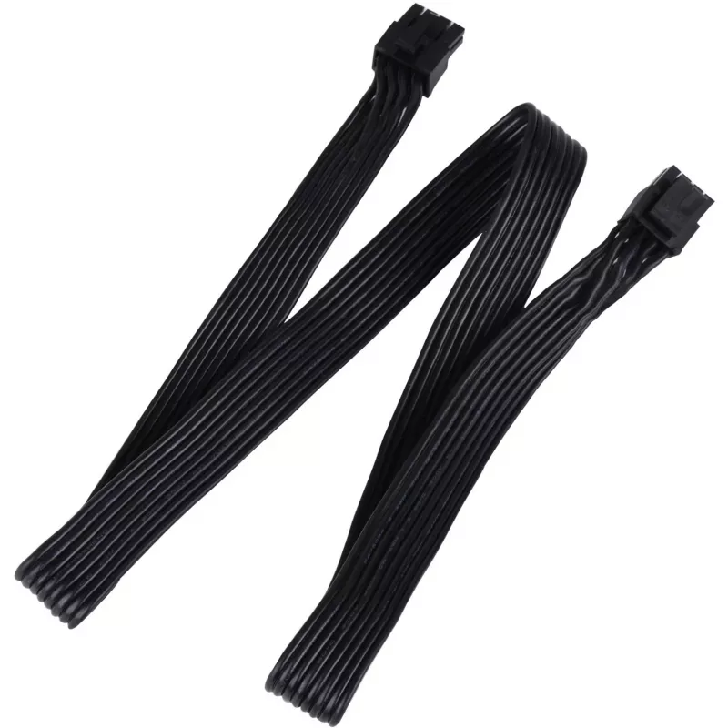 SilverStone Technology SST-PP05-MBEPS cable de extensión EPS de 8 pines - azul/negro, 300mm