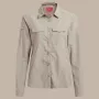 Craghoppers NosiLife Adventure LS Shirt III mujer camisa de viaje - Soft Mushroom, XS