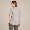 Craghoppers NosiLife Adventure LS Shirt III mujer camisa de viaje - Soft Mushroom, XS