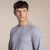 Craghoppers NosiLife Abel camiseta de manga larga - Soft Grey Marl, talla L