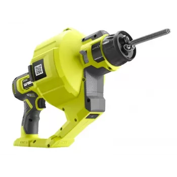 RYOBI RDA18-0 ONE+ Desatascador de tuberías a batería 18V (herramienta sin batería) - espiral de 7,6 m, avance automático, luz LED