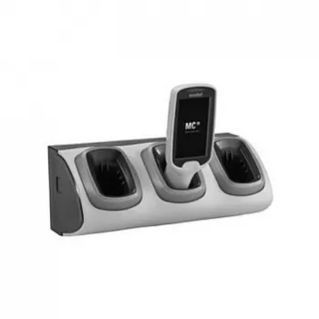 Base de carga de 3 ranuras High Density Non-Locking Zebra para TC21/TC26