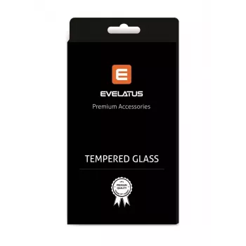 Protector de pantalla de cristal templado plano de 0,33 mm Evelatus para Apple iPhone 12 Pro Max con adhesivo japonés y recubrimiento antiestático