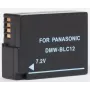 Batería de repuesto EXTRA DIGITAL Panasonic DMW-BLC12 1200mAh 7,2V Li-Ion para serie Lumix G/FZ/GX