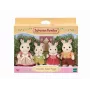 Sylvanian Families Familia Chocolate Rabbit - 4 figuras de colección