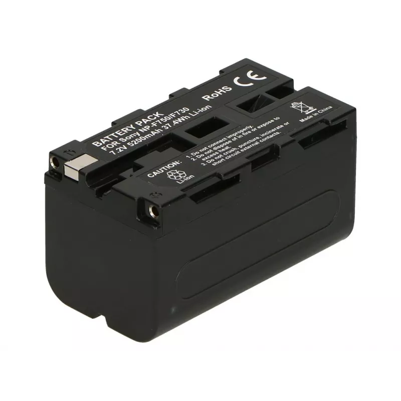 Batería para videocámara 2-POWER 7,4V 5200mAh Sony NP-F730 InfoLithium L