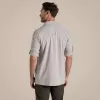 Camisa de manga larga Craghoppers NosiLife Pro V - camisa de viaje hombre, pergamino, talla L