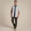 Camisa de manga larga Craghoppers NosiLife Pro V - camisa de viaje hombre, pergamino, talla L