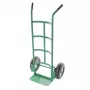 Carretilla HT008 150 kg carretilla plegable de acero con ruedas de goma maciza negra/roja