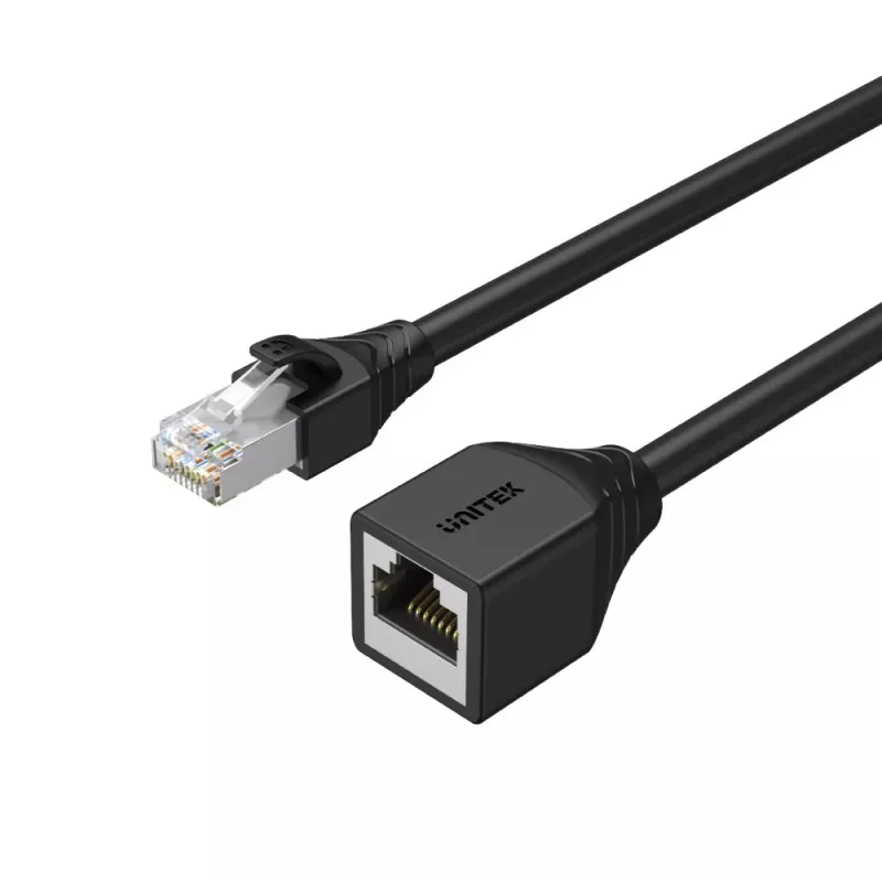 Cable de extensión UNITEK Cat6 UTP RJ45 M-H 5m Negro