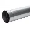 Tubo de chimenea de diámetro 160 mm, 1 m, acero negro, una pared, alta temperatura