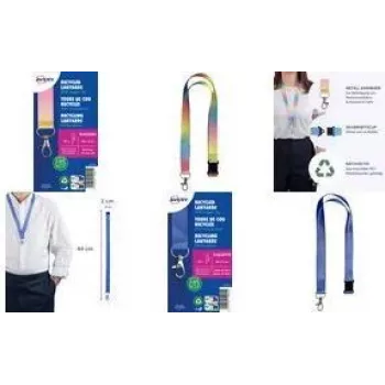 AVERY Cordón para llaves de PET reciclado con cierre de seguridad, 20x440 mm, degradado, 1 unidad