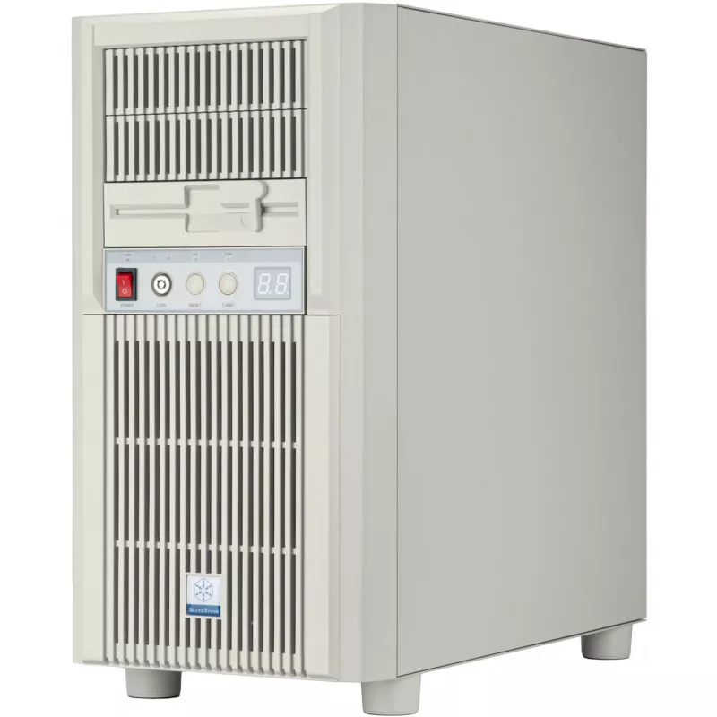 SilverStone Technology SST-FLP03W Filtro de ventilador magnético ultrafino de 120 mm, blanco