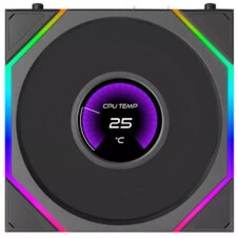 Lian Li UNI FAN TL120 LCD FLEX Wireless ARGB Ventilador 120mm - negro