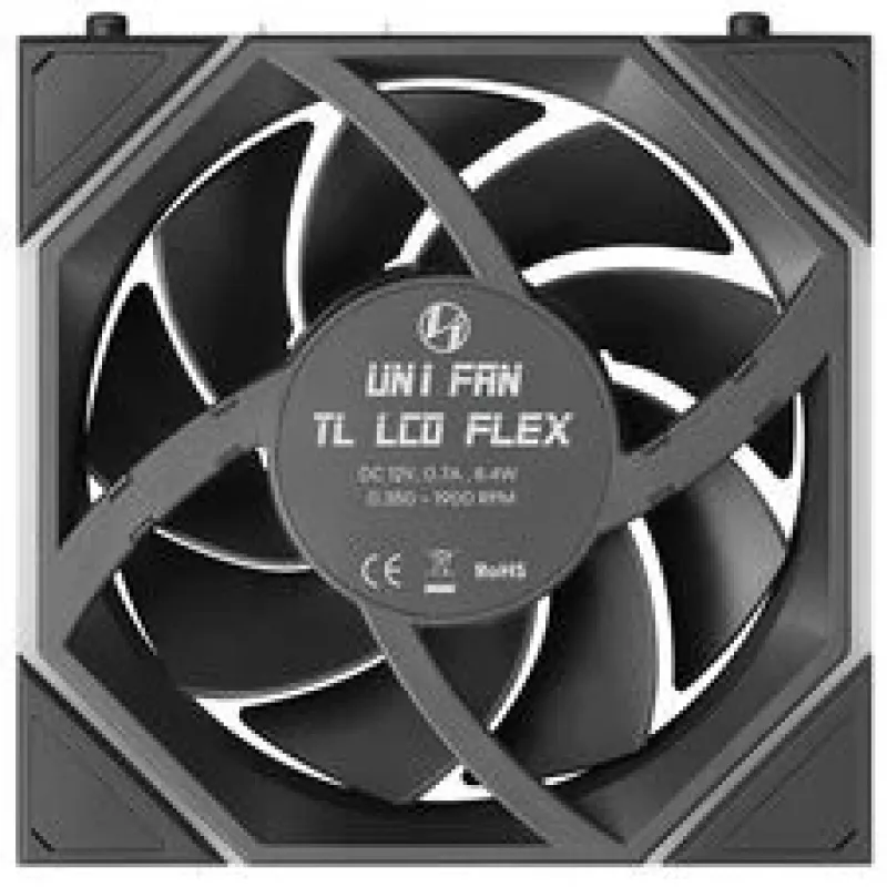 Lian Li UNI FAN TL120 LCD FLEX Wireless ARGB Ventilador 120mm - negro