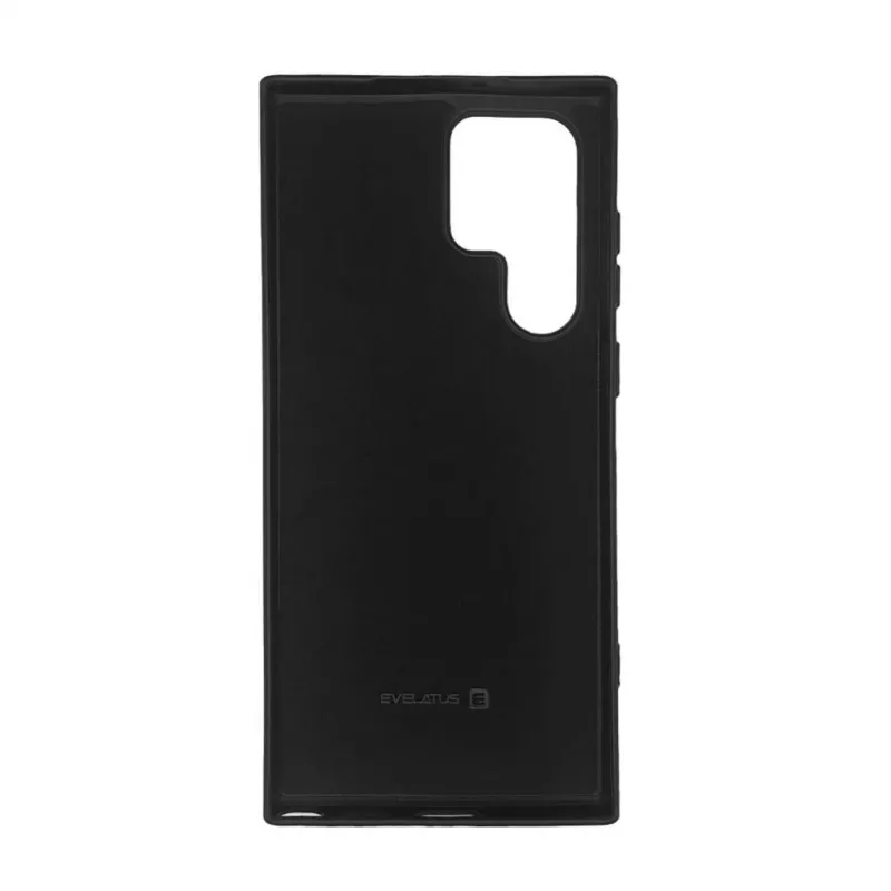 Evelatus Samsung Galaxy S22 Ultra Funda de silicona Nano Soft Touch TPU negra