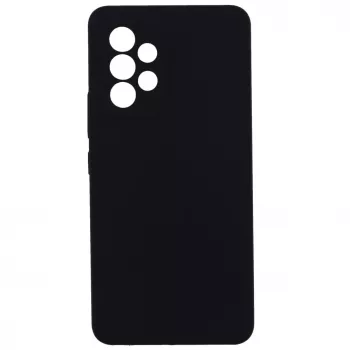 Evelatus Samsung Galaxy A32 Funda de silicona Premium Soft Touch negra