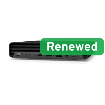 HP Renewed Grade A ProDesk 400 G6 Mini PC de sobremesa – Intel Core i5-10500T, 16GB RAM, 256GB SSD, Intel UHD Graphics 630, Windows 11 Pro