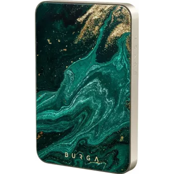 Batería externa magnética Burga 5000 mAh Emerald Pool Gold