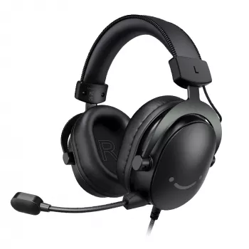 Auriculares de estudio FIFINE H9 Virtual 7.1 con micrófono, negro