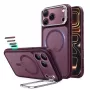 Funda ESR Classic Hybrid Kickstand MagSafe para iPhone 17 Pro / 18 Pro - burdeos oscuro mate