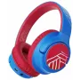 PowerLocus Bobo Kids auriculares inalámbricos, LED, AUX, azul/rojo
