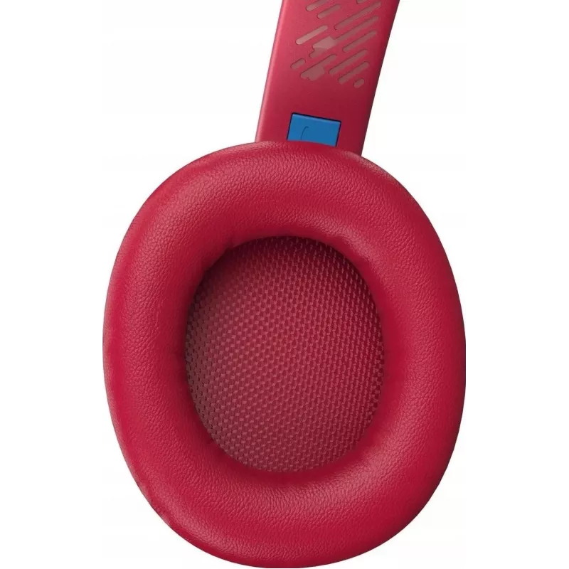 PowerLocus Bobo Kids auriculares inalámbricos, LED, AUX, azul/rojo