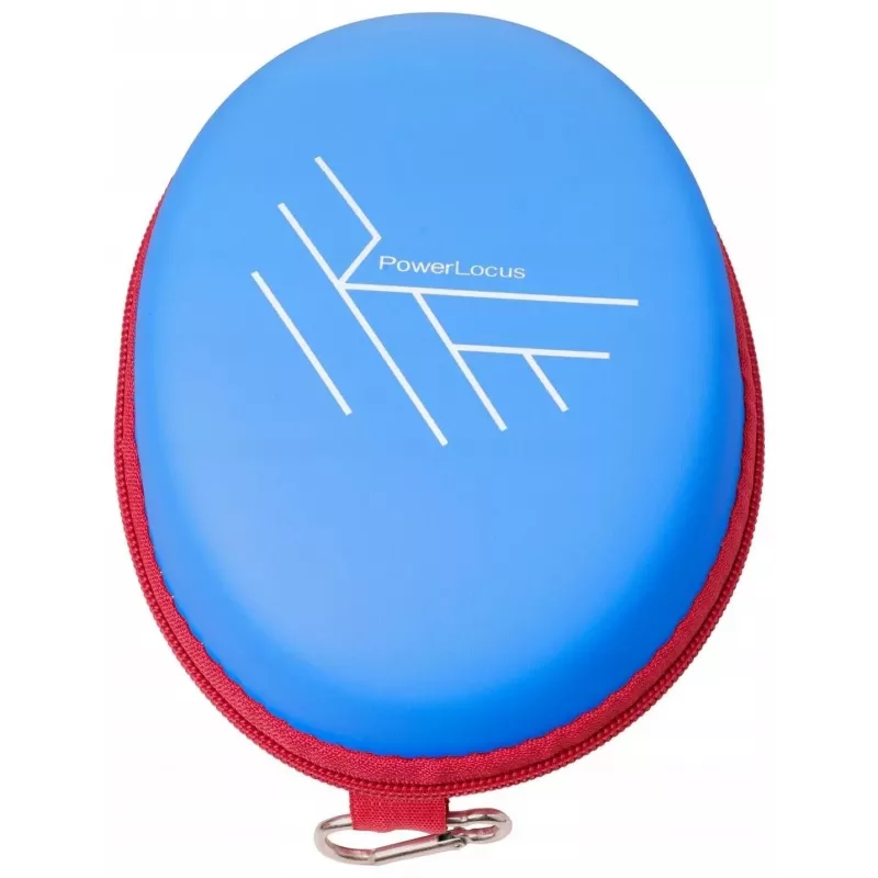 PowerLocus Bobo Kids auriculares inalámbricos, LED, AUX, azul/rojo
