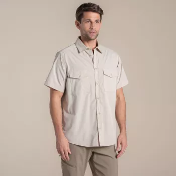 Camisa de manga corta Craghoppers Kiwi II - Oatmeal - L